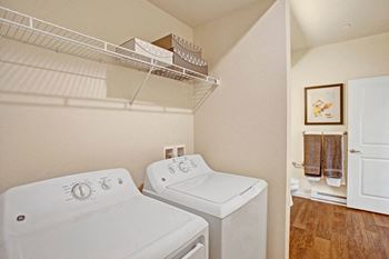 Full sized washer and dryer in every home